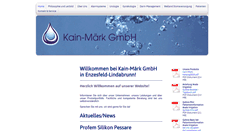 Desktop Screenshot of kain-maerk.com